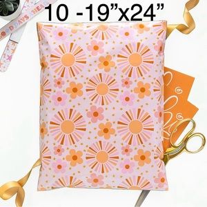 10 -Sunshine Daisies Poly Mailers 19”x24”